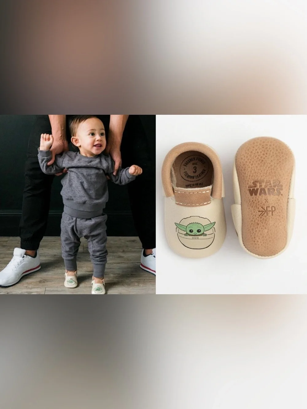 Freshly Picked‎ Star Wars The Mandalorian The Child Infant Moccasins